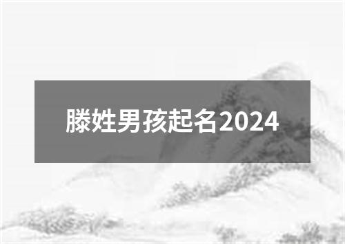 滕姓男孩起名2024