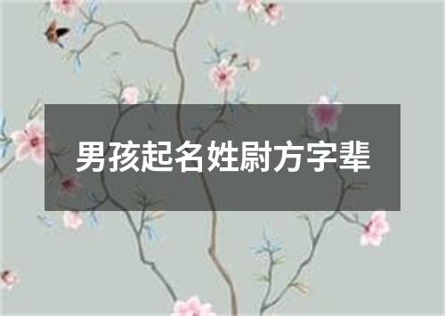 男孩起名姓尉方字辈