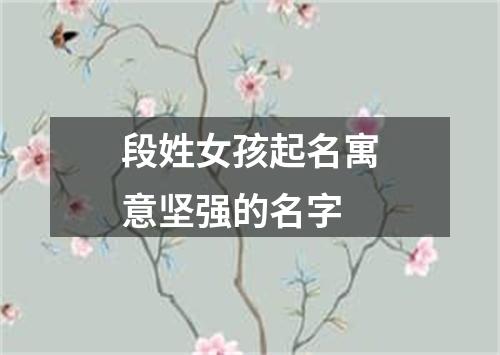 段姓女孩起名寓意坚强的名字