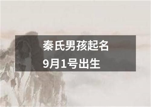 秦氏男孩起名9月1号出生