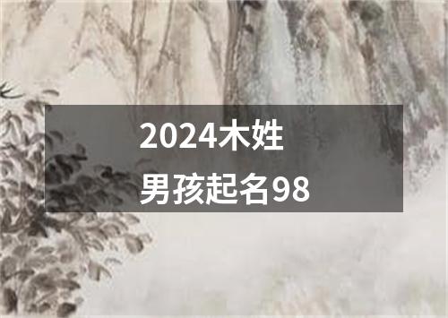 2024木姓男孩起名98