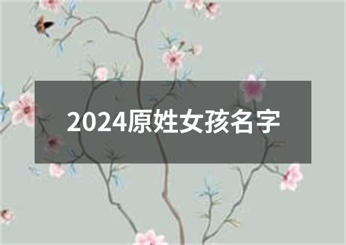 2024原姓女孩名字