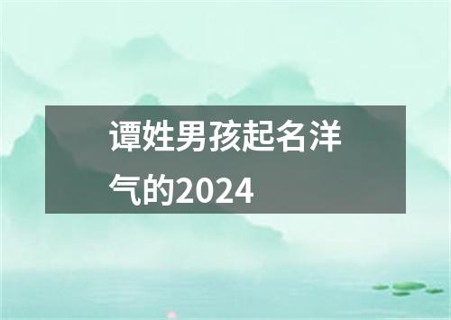 谭姓男孩起名洋气的2024