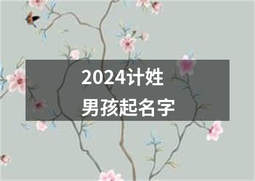 2024计姓男孩起名字