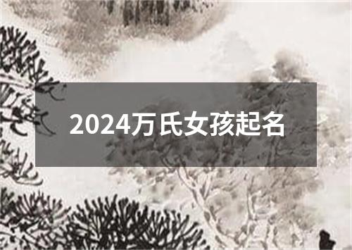 2024万氏女孩起名