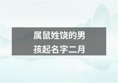 属鼠姓饶的男孩起名字二月