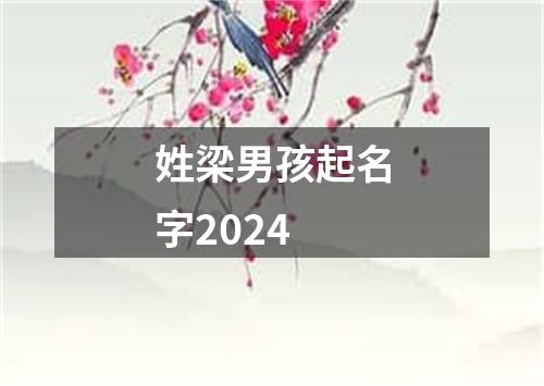 姓梁男孩起名字2024