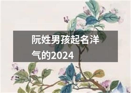 阮姓男孩起名洋气的2024