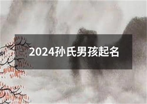 2024孙氏男孩起名