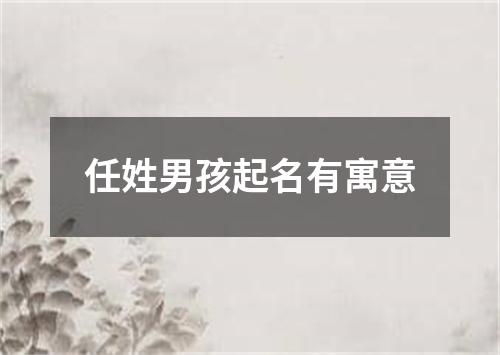 任姓男孩起名有寓意