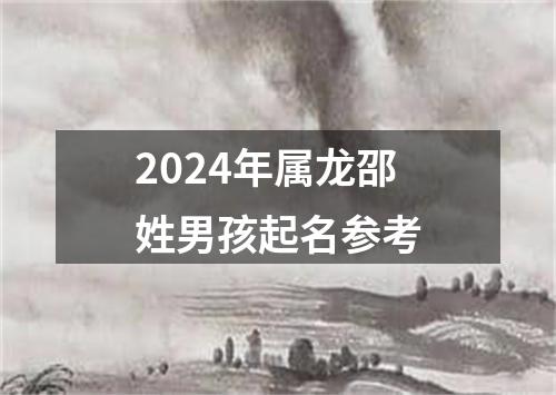 2024年属龙邵姓男孩起名参考