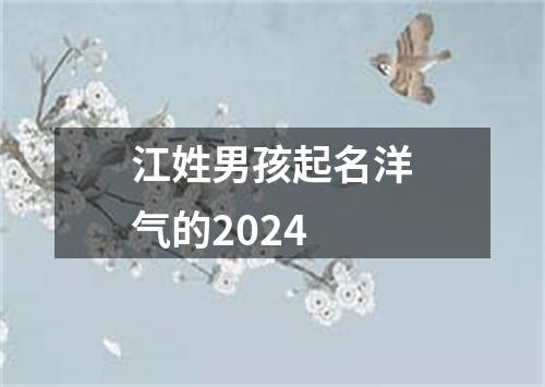 江姓男孩起名洋气的2024