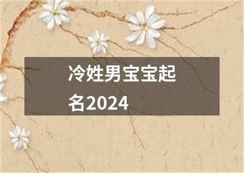 冷姓男宝宝起名2024