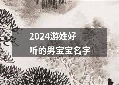 2024游姓好听的男宝宝名字