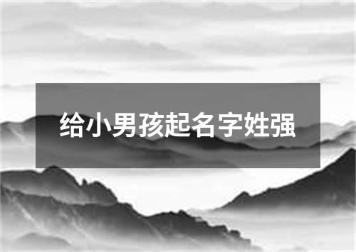 给小男孩起名字姓强