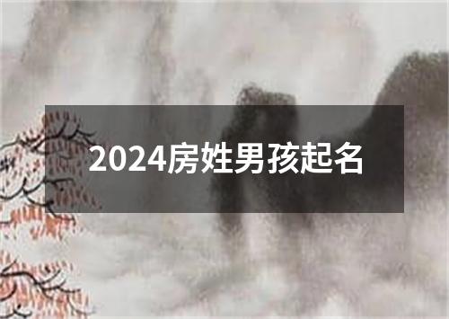 2024房姓男孩起名