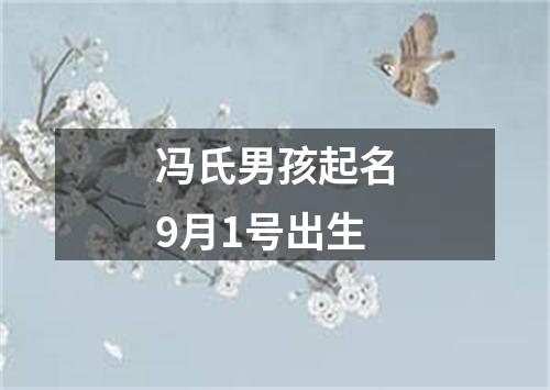 冯氏男孩起名9月1号出生