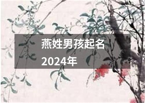 燕姓男孩起名2024年