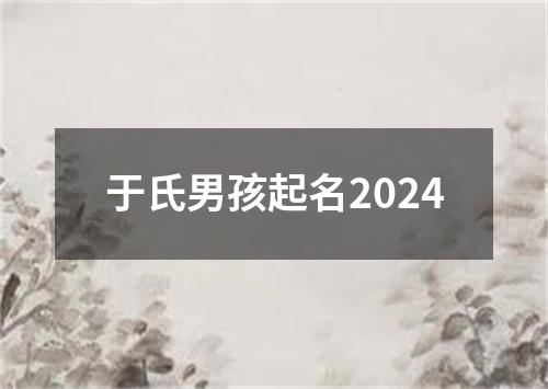 于氏男孩起名2024