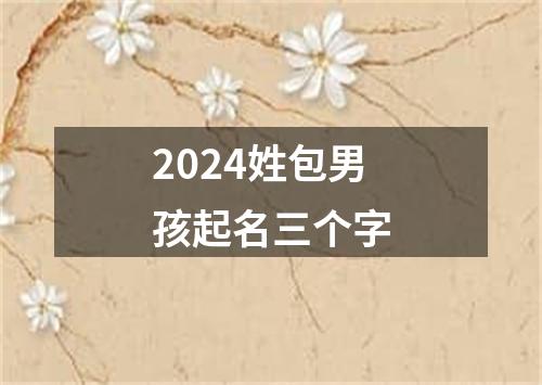 2024姓包男孩起名三个字