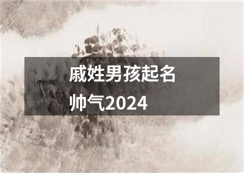 戚姓男孩起名帅气2024