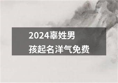 2024辜姓男孩起名洋气免费