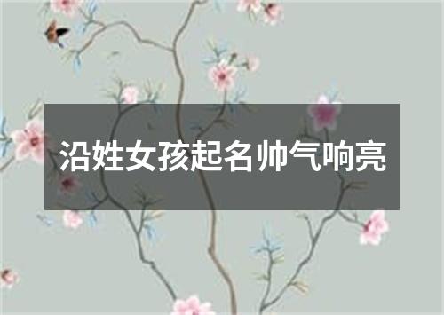 沿姓女孩起名帅气响亮