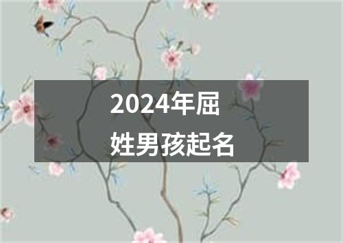 2024年屈姓男孩起名