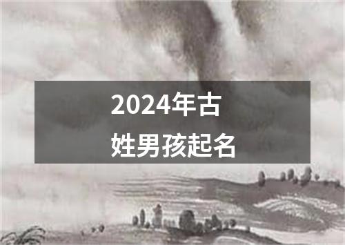 2024年古姓男孩起名