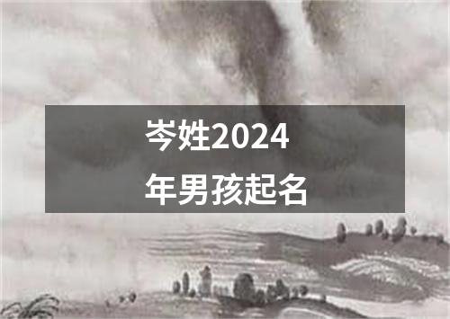 岑姓2024年男孩起名