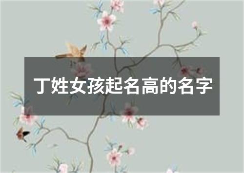 丁姓女孩起名高的名字