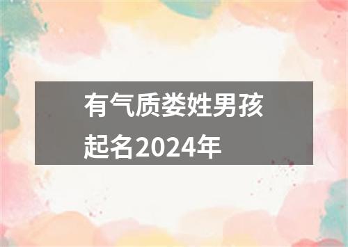 有气质娄姓男孩起名2024年