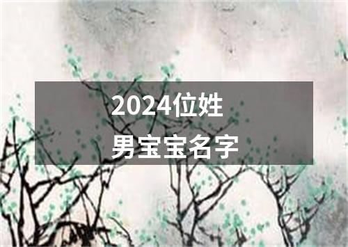 2024位姓男宝宝名字