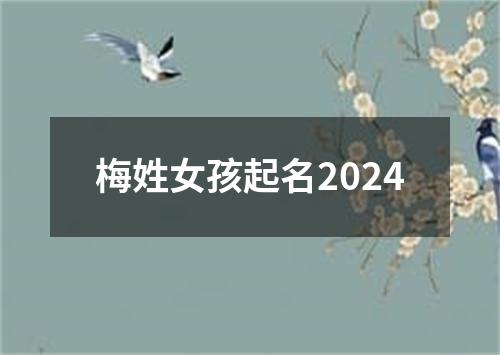 梅姓女孩起名2024