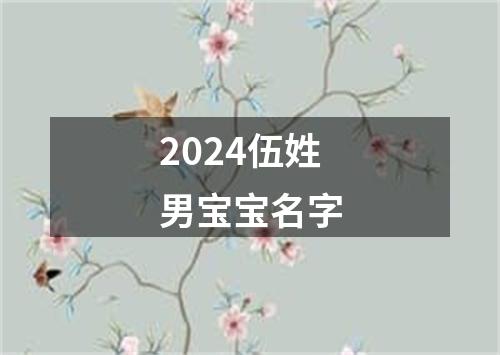 2024伍姓男宝宝名字