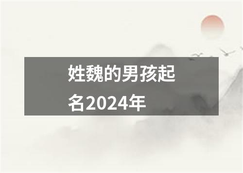 姓魏的男孩起名2024年