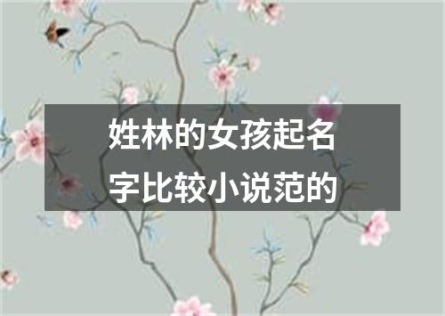 姓林的女孩起名字比较小说范的