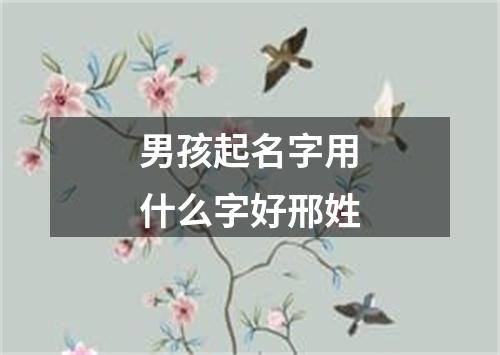 男孩起名字用什么字好邢姓