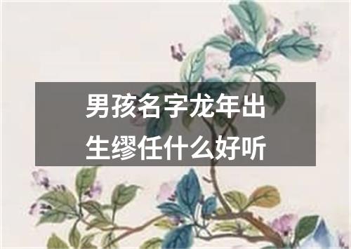 男孩名字龙年出生缪任什么好听