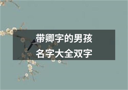 带卿字的男孩名字大全双字