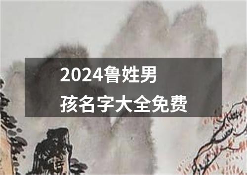 2024鲁姓男孩名字大全免费