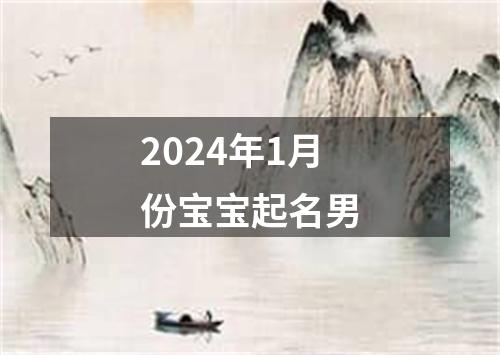 2024年1月份宝宝起名男