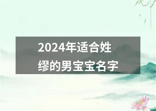 2024年适合姓缪的男宝宝名字