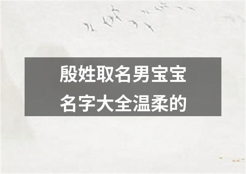 殷姓取名男宝宝名字大全温柔的