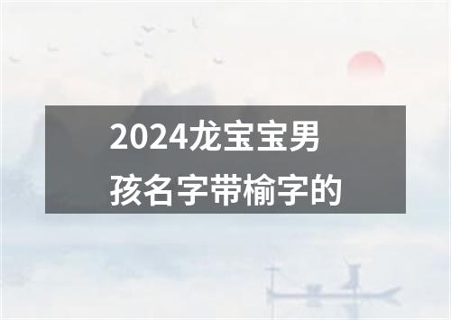 2024龙宝宝男孩名字带榆字的