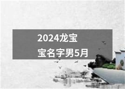 2024龙宝宝名字男5月