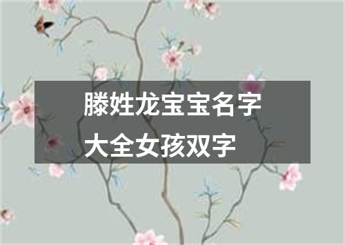 滕姓龙宝宝名字大全女孩双字