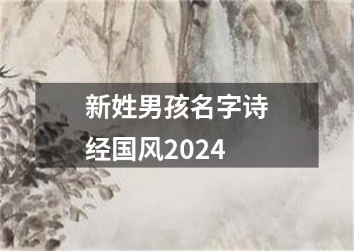 新姓男孩名字诗经国风2024