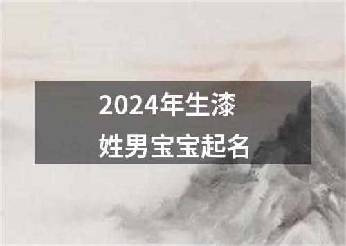 2024年生漆姓男宝宝起名