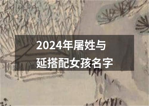 2024年屠姓与延搭配女孩名字